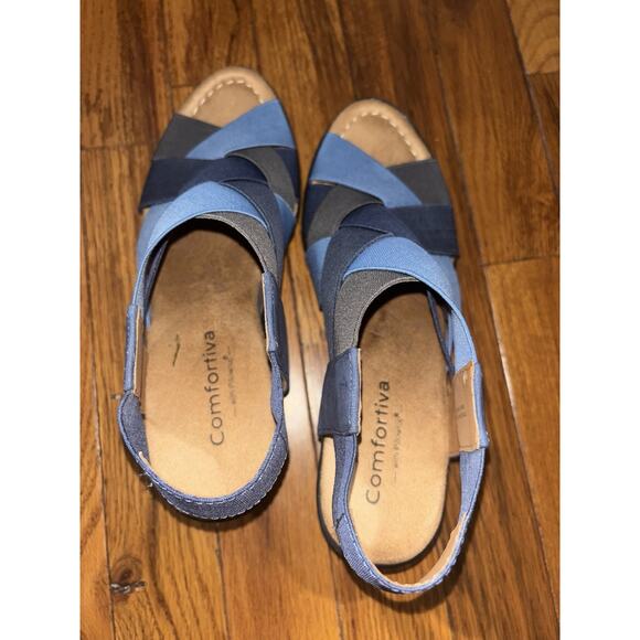 Comfortiva Women’s 7 Farrow sandals New - Picture 11 of 13